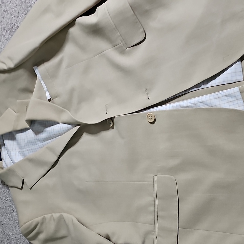 C3🔹️Stafford Tan Suit 3pc Set - Picture 5 of 11
